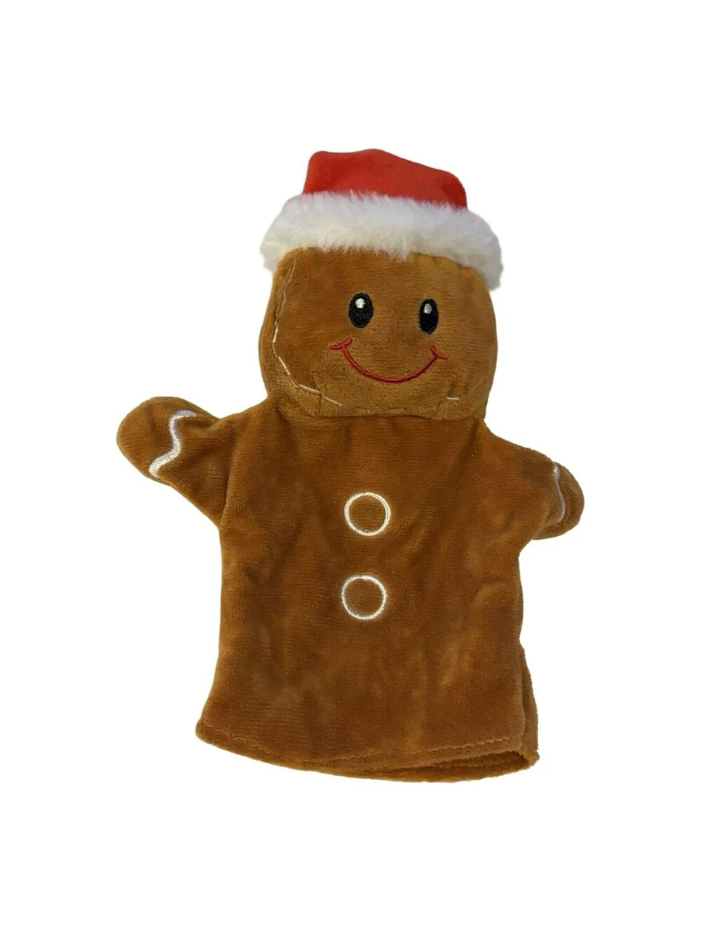 Gingerbread Man Hand Puppet Christmas Holiday 10
